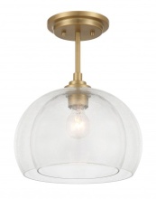  2725-732 - Glint 12" 1-Light Convertible Semi Flush/Pendant