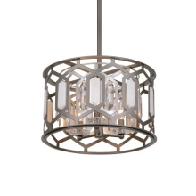  3585-795 - Hexly - 3 Light Semi Flush and Pendant