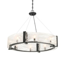  3619-66A - Cloud Break 8 Light Pendant