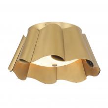  3955-732 - Waveform 14" 3-Light Flush Mount