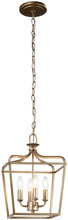  4445-582 - Laurel Estate - 4 Light Pendant(convertible To Semi Flush)