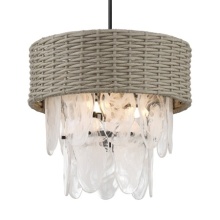  5296-66A - Breakers Isle - 6 Light Pendant / Semi Flush