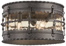  8889-A39 - Mallorca - 3 Light Outdoor Flush Mount