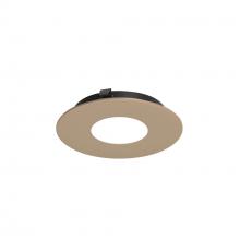  NAPF-3RPHWD - 3" Apollo Round Flanged Pinhole Trim, Wheat Diffused Finish