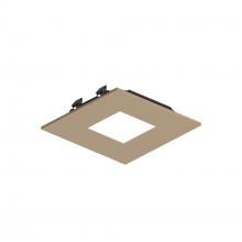  NAPF-3SPHWD - 3" Apollo Square Flanged Pinhole Trim, Wheat Diffused Finish