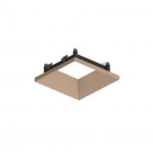  NAPT-3SDNWD - 3" Apollo Square Flangeless Downlight Trim, Wheat Diffused Finish