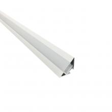  NATL-C28W - 4-ft Corner Channel, White (Plastic Diffuser and End Caps Included)