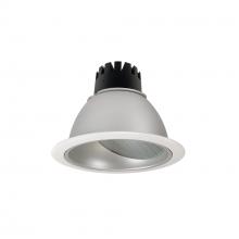  NC3-66L240FHZMPW - 6" Sapphire III Round Wall Wash Reflector, 1500lm, 4000K, Flood Optic, Haze Reflector/Matte