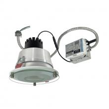  NCR3-68L230NC12MPW - 6" Sapphire III Retrofit Deco Glass Reflector, Matte Powder White Reflector/Matte Powder White