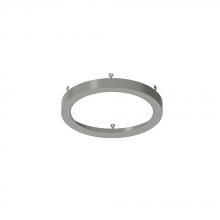  NELO-6RBN - 6" Decorative Metal Ring for NELO-6RTWMPW, Brushed Nickel Finish
