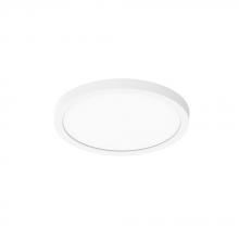  NELO-8RTWMPW - 8" ELO LED Surface Mount Luminaire with Selectable CCT, 1400lm / 18W, Matte Powder White Finish