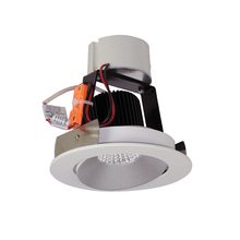  NIR-4RC27XHW/10 - 4" Iolite LED Round Adjustable Cone Retrofit, 1000lm / 12W, 2700K, Haze Reflector / White Flange