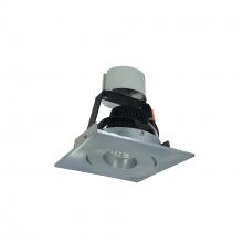  NIR-4SG30XNN/10 - 4" Iolite LED Square Adjustable Gimbal Retrofit, 1000lm / 12W, 3000K, Natural Metal Finish