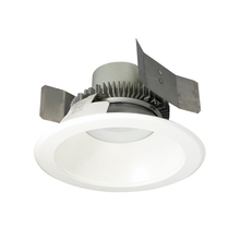  NLCBC2-55140MPW/10LE4EM - 5" Cobalt Click Round Retrofit Reflector, 1000lm / 12W, 4000K, Matte Powder White Reflector /