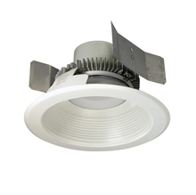  NLCBC2-55227WW/10 - 5" Cobalt Click Round Retrofit Baffle, 1000lm / 12W, 2700K, White Baffle / White Flange