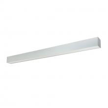  NLUD-8334A - 8' L-Line LED Indirect/Direct Linear, 12304lm / Selectable CCT, Aluminum Finish