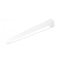  NLUD-8334W/OS - 8' L-Line LED Indirect/Direct Linear, 12304lm / Selectable CCT, White Finish, with Motion Sensor