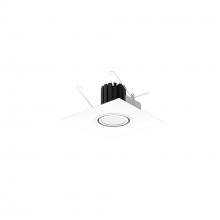  NMRT3-1FL127SWW - One-Head Flanged LED Multiple Lighting Trim, 900lm per Head w/ Spot Optic, 2700K, Flat White Face &