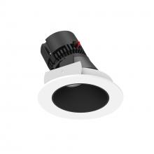  NPRLV-4RSLACDXBMPW - 4" Pearl Low Voltage LED Round Adjustable Slot Retrofit, 650lm / 11W, Comfort Dim, Black