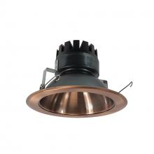  NRM3-61L227SCO - 6" Marquise III Round Open Reflector, 1500lm, 2700K, Spot Optic, Copper Reflector/Copper Flange