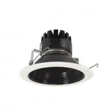  NRM3-62L230NBW - 6" Marquise III Round Baffle, 1500lm, 3000K, Narrow Flood Optic, Black Baffle/White Flange