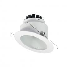  NRM3-6S1L240NW - 6" Marquise III Round Slope Reflector, 1200lm, 4000K, Narrow Flood Optic, White Reflector/White