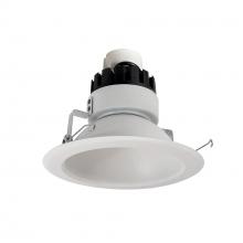  NRMC3-61L127FMPW - 6" Marquise III Retrofit, Matte Powder White Reflector/Matte Powder White Flange, 120-277V;