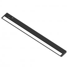  NUDA-32TWB/USB - 32" 120V Adjustable LEDUR Under Cabinet with Selectable CCT & USB Ports, Black Finish