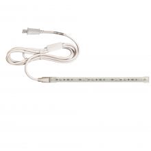 NUTP13-W82-12-940/CPSP - Custom Cut 82-ft 120V Continuous LED Tape Light, 330lm / 3.6W per foot, 4000K, w/ Mounting Clips and