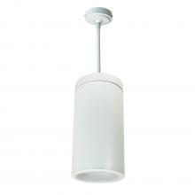  NYLD2-6P10240WWW - 6" Cobalt Pendant Mount Cylinder, White, 1000L, 4000K, White Baffle, 120V Triac/ELV Dimming