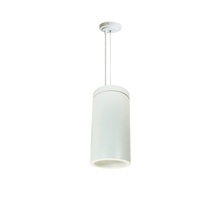  NYLS3-6C1L227SC12WWW - 6" Sapphire III Cable Mount White Cylinder, Matte Powder White Reflector/Matte Powder White