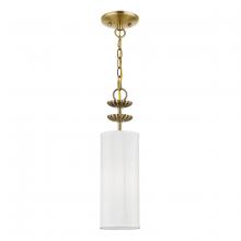  42981-01 - 1 Light Antique Brass Mini Pendant