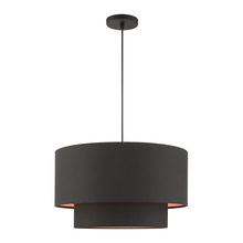  45618-04 - 3 Lt Black Pendant