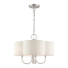  45806-91 - 4 Lt Brushed Nickel Chandelier