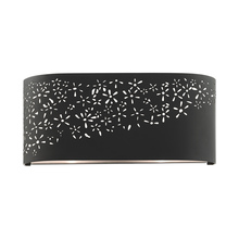  46261-04 - 2 Lt Black ADA Vanity Sconce