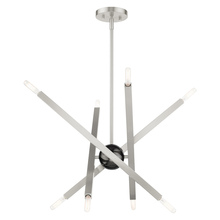  46985-91 - 8 Lt Brushed Nickel Chandelier