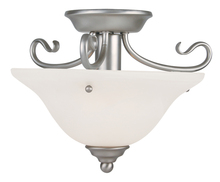  6109-91 - 1 Light Brushed Nickel Ceiling Mount