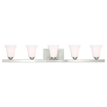  6485-91 - 5 Light Brushed Nickel Bath Vanity