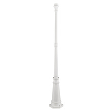  7709-13 - Textured White Lamp Post