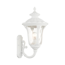  7852-13 - 1 Lt Textured White Outdoor Wall Lantern