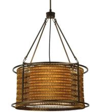  128776 - 24"W Maille Drum Pendant