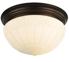  130633 - 15.25" Wide White Puffy Rose Flushmount