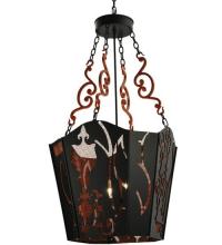  136464 - 23"Sq Panier Wasre Pendant