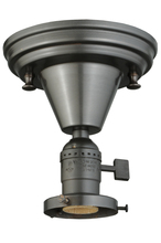  139923 - 5.25"W Revival Paddle Socket 1 LT Flushmount Hardware