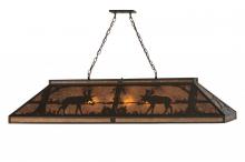  144972 - 61" Long Moose at Lake Oblong Pendant