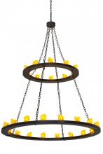  176133 - 60"W Loxley 28 LT Two Tier Chandelier
