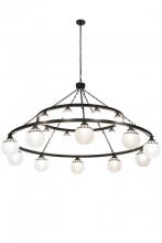  182292 - 96"W Bola Tavern 20 LT Two Tier Chandelier