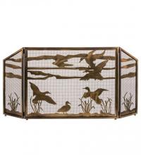  187785 - 66" Wide X 32" High Ducks in Flight Fireplace Screen