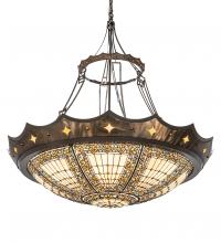 218649 - 50" Wide Fleur-de-lis Pendant