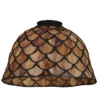  65168 - 8" Wide Tiffany Fishscale Shade